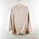 Mango MNG  Casual Long Sleeve Peak Lapel Single Breasted Blazer Jacket Tan Small Photo 8