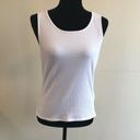 Guess NEW  AALIYAH RIBBED TANK TOP TRUE WHITE sz L Photo 2