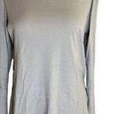 Edge Comune Gray Lightweight Long Sleeve Raw  Hems Tee Shirt Crew Neck New w/tags Photo 0