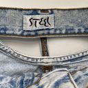 Bermuda Vintage Steel 90s cut-out high waist acid wash  jean shorts, size 7 Photo 7