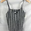 Abound NWT  Striped Sleeveless button top linen blend blouse XXS Photo 0