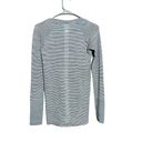 Lululemon  Long Sleeve Black and White Striped Size 6 Photo 3