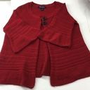 Denim & Co sweater jacket M Red Size M Photo 8