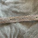 Coldwater Creek  Woven Bonded Leather Belt Size Large Photo 7