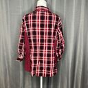 cj banks  1X PLAID BUTTONUP SHIRT RED AND BLACK Photo 1