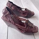 Frye  Lola Huarache Leather Wedge Sandals Size 9 Photo 0