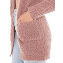 Love Tree  Popcorn Eyelash Knit Cardigan Size Medium Photo 4