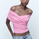 ZARA NWT  Wrap Top in Pink Photo 1