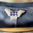 JoyLab  Blue Tie Dye Cropped Sweatshirt Large Photo 2