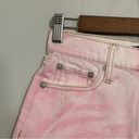 Aeropostale  high rise Shorty Denim Shorts Tie Dye pink 000 Photo 4