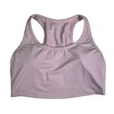 All In Motion Baby Pastel Pink Ribbed Racerback Lightly Lined Cropped Bra Tank Photo 0