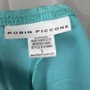 Robin Piccone  Yasmine Hipster Bikini Bottom Large L Aqua Teal Ribbed Photo 4