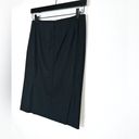 Theory  Golda Broadway Wool Blend Black Pencil Mid Skirt Size 2 Photo 6