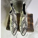 Blondo  Elvina Waterproof Block Heel Ankle Booties in Snakeskin Leather Photo 2