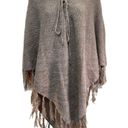 Torrid  Marled Knit Lace Up Poncho Photo 1