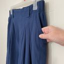 Halara  High Waisted Wide Leg Pull On Pants Casual Blue Elastic Waist ~ Size M Photo 4