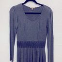 Bordeaux  size small grey long sleeve dress Photo 1