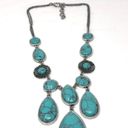 Lucky Brand  faux turquoise reversible necklace, NWOT Photo 6