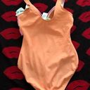 One Piece Vintage Islander Pink Orange  Swimsuit S Photo 2