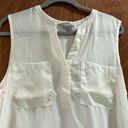 H&M  White Sleeveless Blouse Photo 1