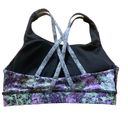 Lululemon  energy bra (Nulux) size 4 vivid vision energy bra 50g black multicolor Photo 5