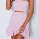 White Fox Boutique Light pink Cutout White fox Mini dress Photo 0