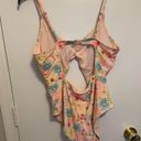 Celebrity Pink  Ruched V-Neck One Piece Swimsuit Size XL Photo 4