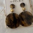 Ettika NWT  Resin Drop Earrings Photo 3