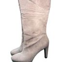 Mootsies Tootsies  Women's Mid-Calf Punchie Heeled Tan Boots Size 9 Photo 0