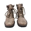 blowfish  Tan Lace Up Combat Boots Ankle Height Slight Wedge Size 8 Photo 2