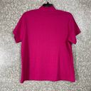 Joanna Plus Womens Vintage Pink Ribbed Short Sleeve Turtleneck Sweater Photo 5