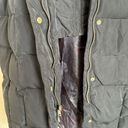 Cole Haan  Signature Black Down Feather‎ Taffeta Bib Puffer Coat size Large Photo 3