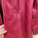 Kenneth Cole Reaction Red Leather Blazer Photo 6