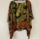 Susan Graver  QVC Poncho 3X Chiffon Boho Paisley Photo 4