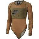 Nike  Air Green Mesh Bodysuit Top Shirt Photo 0