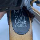 Miz Mooz  Verona Collection Open-Toe Black Leather Chunky Heel Sandals Sz 40 US 9 Photo 8