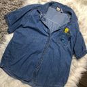 Looney Tunes Vintage  tweety bird denim button up Photo 2