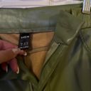 SheIn Olive Faux Leather Cargo Pants Photo 1