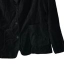 Denim & Co . Women's Black Velvety Blazer Jacket Size 1X Photo 3