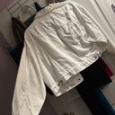 American Eagle ae white denim jacket Photo 3