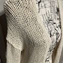 Free People Knit Chunky Long Beach Summer Sweater Crochet fall autumn oversized full length Cardigan Photo 2