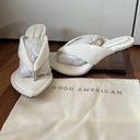 Good American New in Box  White Terry shoe with Cinderella wedge heel 11.5 Photo 0