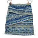 J. McLaughlin  geometrical print tired skirt. NWT. Size small Photo 2