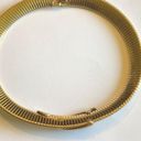 Monet  Vintage Gold Tone Flexible/Stretch Chain Statement Necklace Photo 6