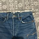 RE/DONE 90s Ultra High-Rise Ankle Crop Skinny Jeans Medium Worn Wash Size 25 Photo 9