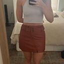 Free People Leather Skirt Photo 1