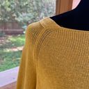 Lou & grey  Mustard Yellow Lightweight 100% Cotton Pullover Sweater Size XS Photo 4