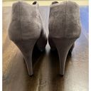 Audrey Brooke  Bootie Heels Women Size 8.5 Gray Suede 4" High Stilleto Pumps Photo 7