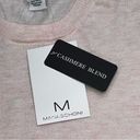 Magaschoni NEW  Light Pink Crewneck Cashmere Blend Sweater size Medium Photo 4