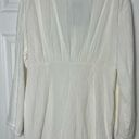 Pretty Little Thing  White Muslin Drape Detail Plunge Neckline Dress Size 14 XL Photo 10